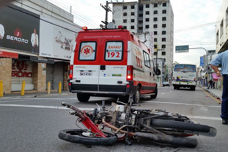 Cresce o número de acidentes por queda de moto em Sergipe