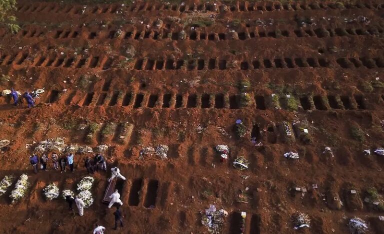 Número de mortes registradas em cartórios neste ano supera o total de 2019