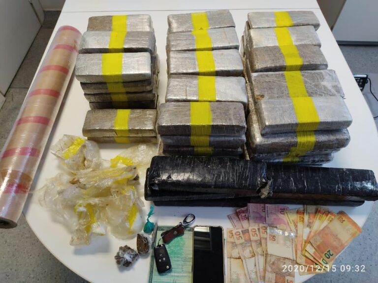 Polícia Civil prende homem com 40 kg de maconha em Itabaiana