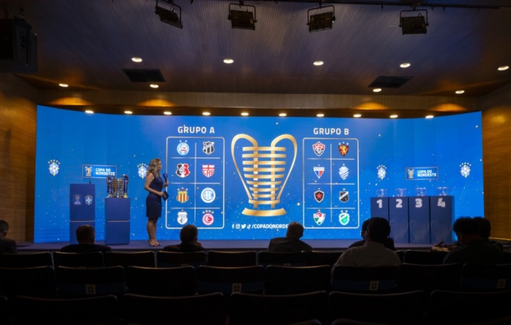 Sorteio define grupos da Copa do Nordeste 2021