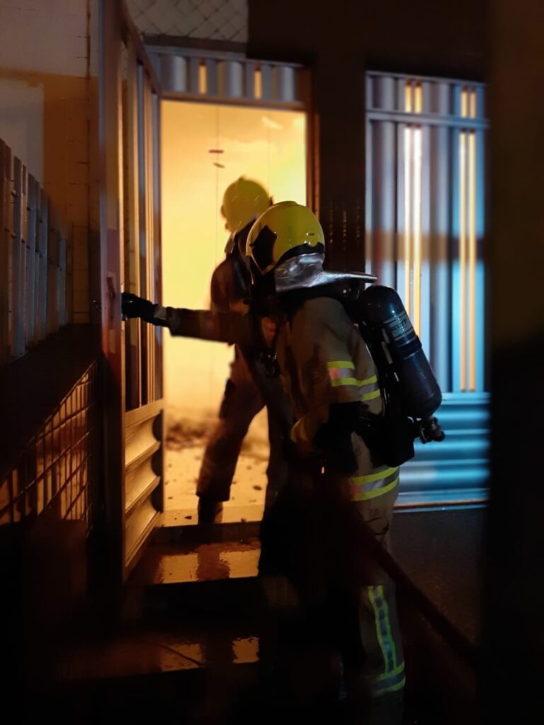 Incêndio no Santos Dumont e bairro Cirurgia registrados no mesmo dia