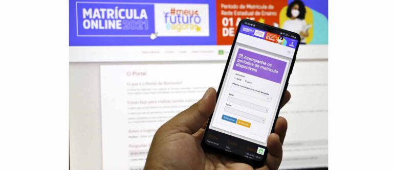 Matrícula nas escolas públicas começam hoje (5) e deve ser feita pela internet