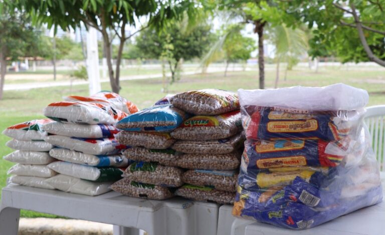 Começam a ser distribuídos os alimentos arrecadados na campanha “Vacinação Solidária”
