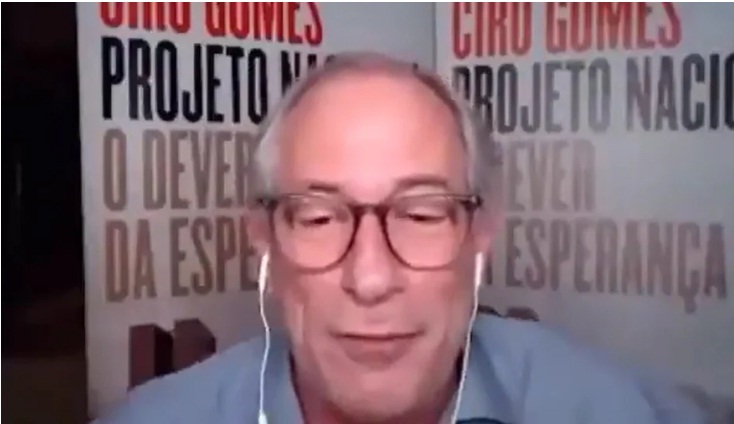 Ciro diz que Bolsonaro delira em formar uma milícia para resistir iminente derrota eleitoral