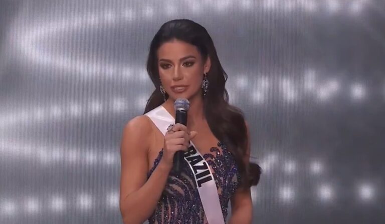 Brasileira Julia Gama fica em 2º lugar no Miss Universo