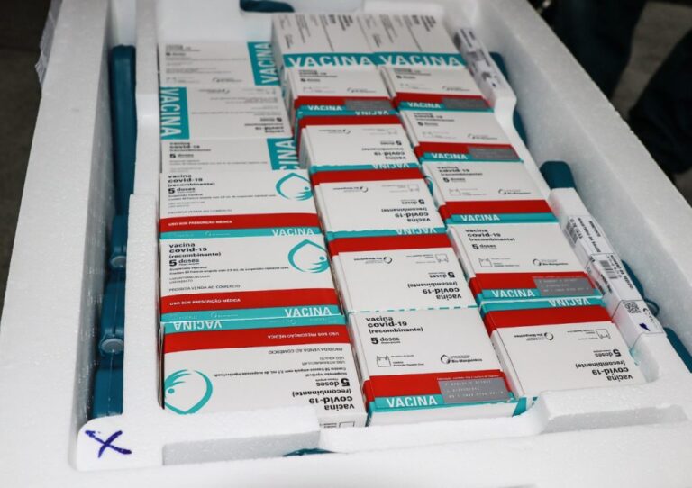 Sergipe recebe mais de 39 mil doses da vacina AstraZeneca