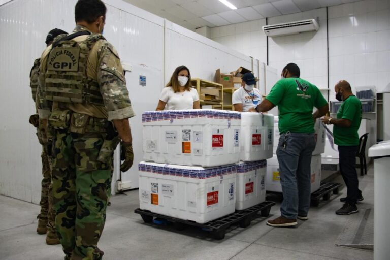 Sergipe recebe 25.740 doses de vacinas da marca Pfizer