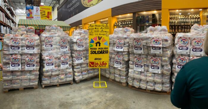 Campanha ‘Mercado Imobiliário Solidário’ arrecada mais de 8 toneladas de alimentos