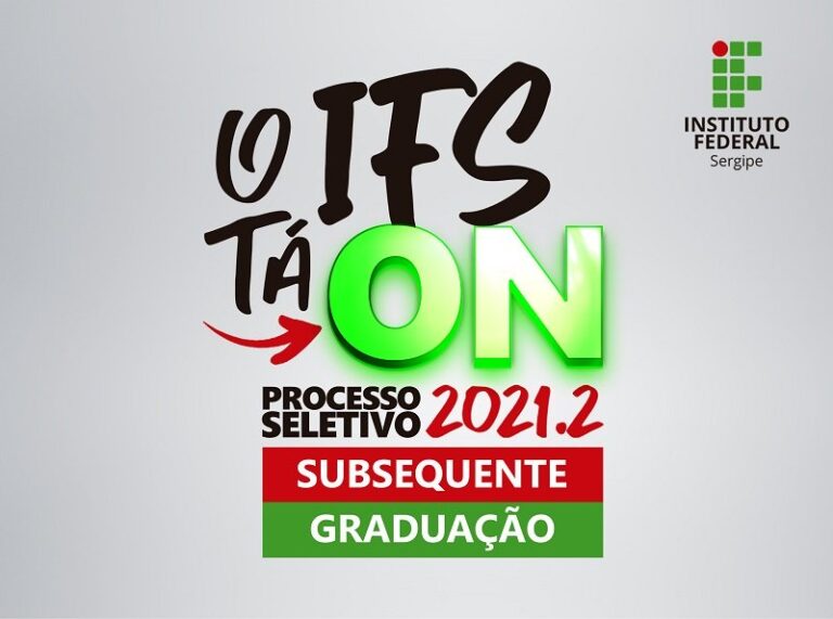 IFS abre inscrições para processo seletivo 2021.2
