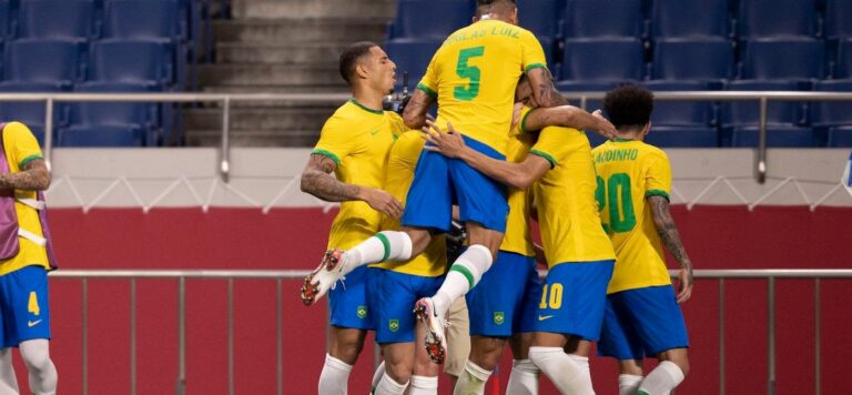 Brasil vence Egito e vai à semifinal do futebol masculino olímpico