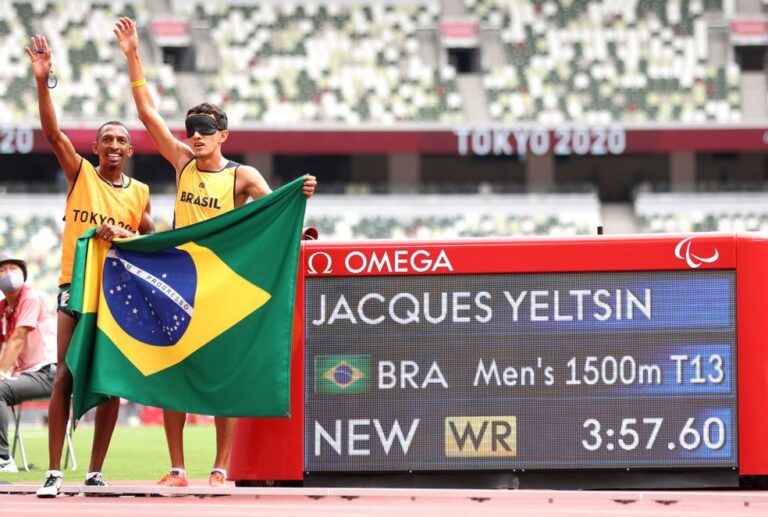 Yeltsin Jacques conquista o 100º ouro do Brasil em Paralimpíadas