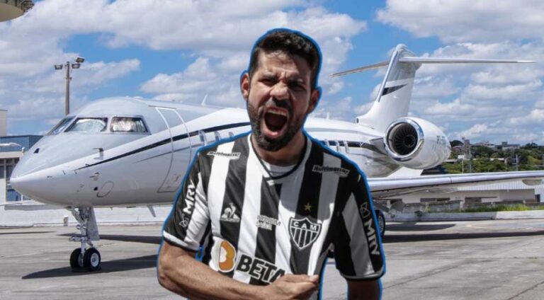 Jato de R$ 250 milhões de dono de TV transportou Diego Costa