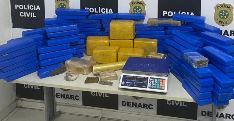 Denarc apreende mais de 100kg de maconha em Socorro