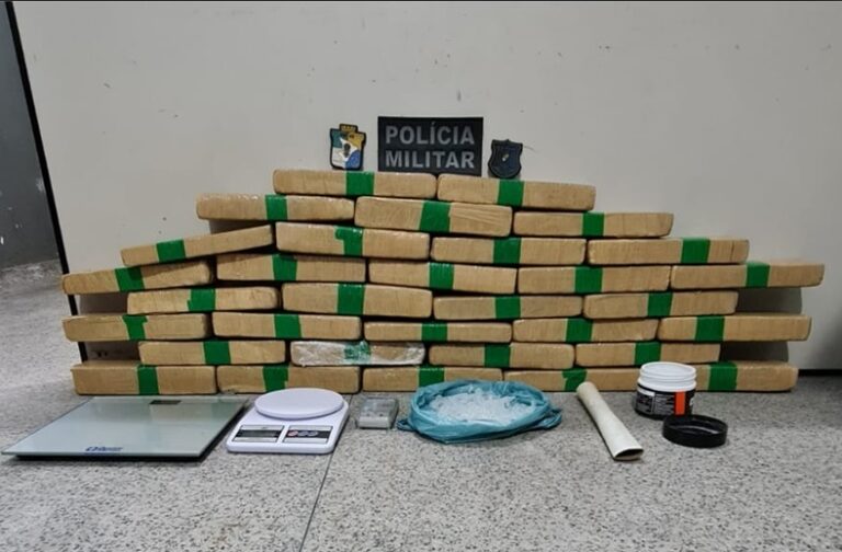 Casal é preso pelo Getam com mais de 30kg de maconha