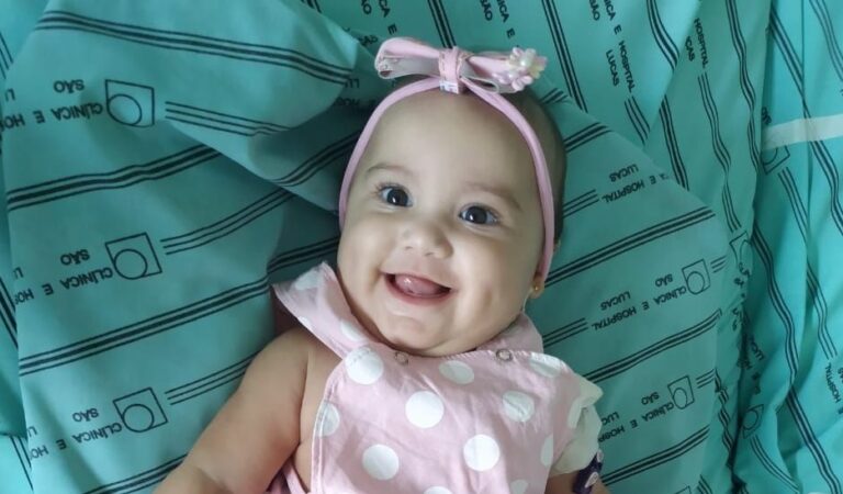 Bebê com doença rara precisa de ajuda para tratamento estimado em R$ 2 milhões