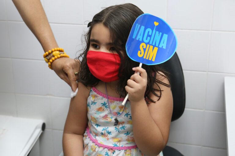 Sergipe começa a vacinar crianças de 3 e 4 anos contra a Covid-19 nesta sexta, 22