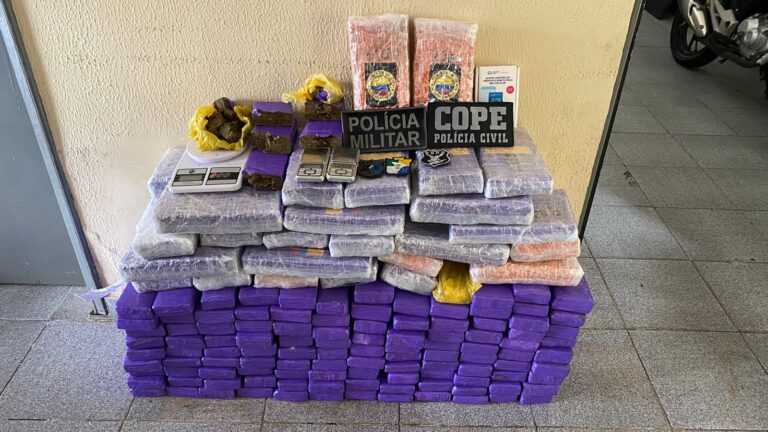 Mulher é presa em Itaporanga com 150 kg de drogas