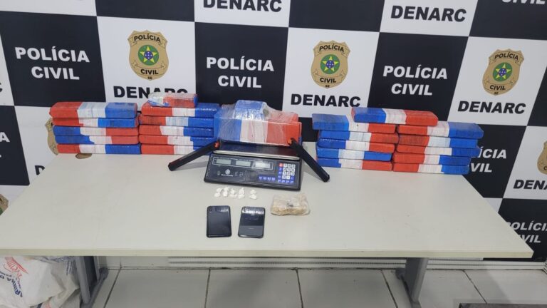 Denarc apreende 25 kg de drogas na zona de expansão de Aracaju
