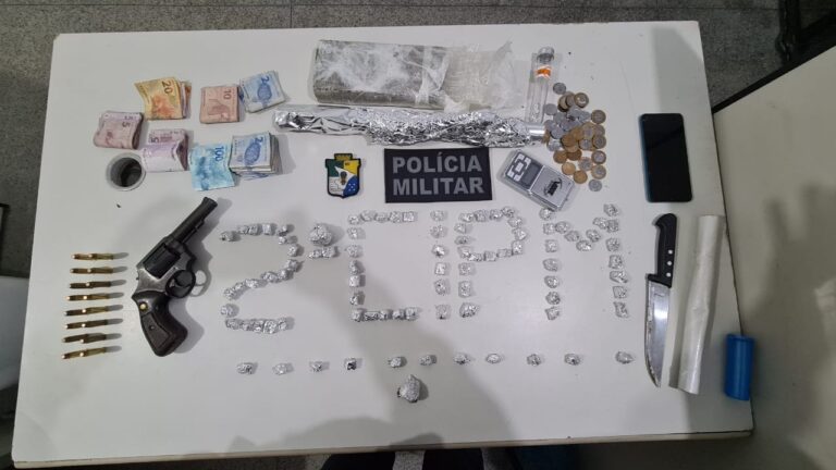 PM prende homem com arma e drogas na Barra dos Coqueiros