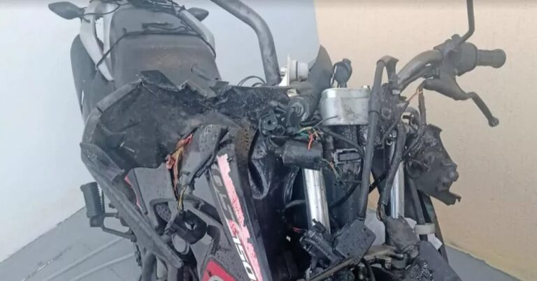 Autor de colisão com motociclista na Pedro Calazans se apresenta à PC