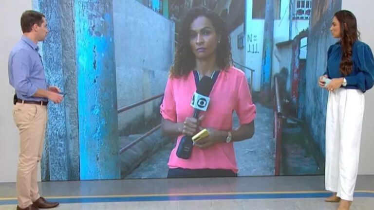 Repórter é ameaçada por homem armado durante reportagem ao vivo