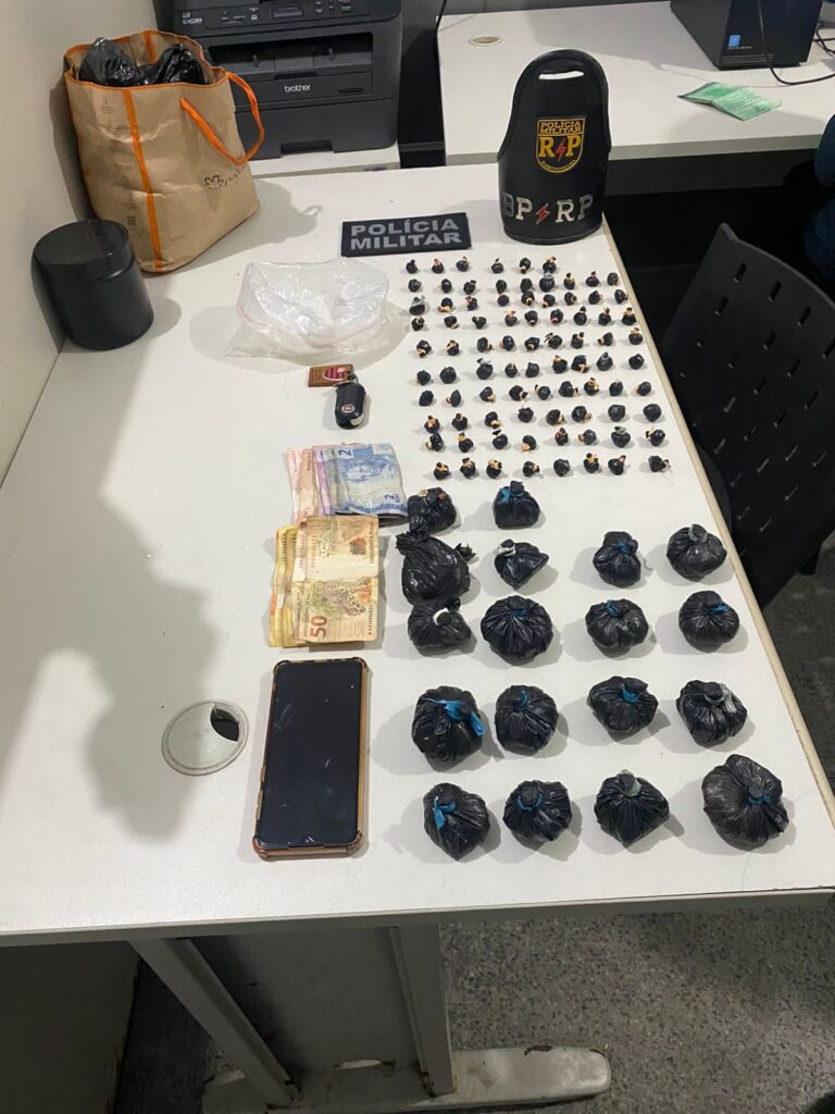 Polícia Militar prende homem por tráfico de drogas em Aracaju