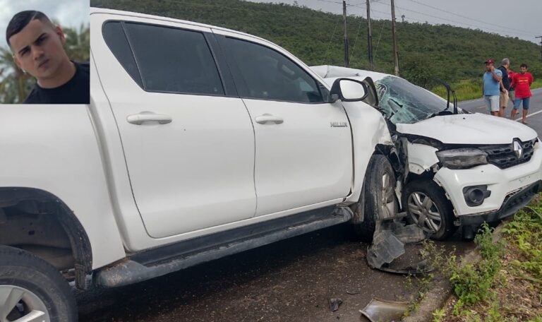 Batida entre Kwid e Hilux deixa um morto na SE-270