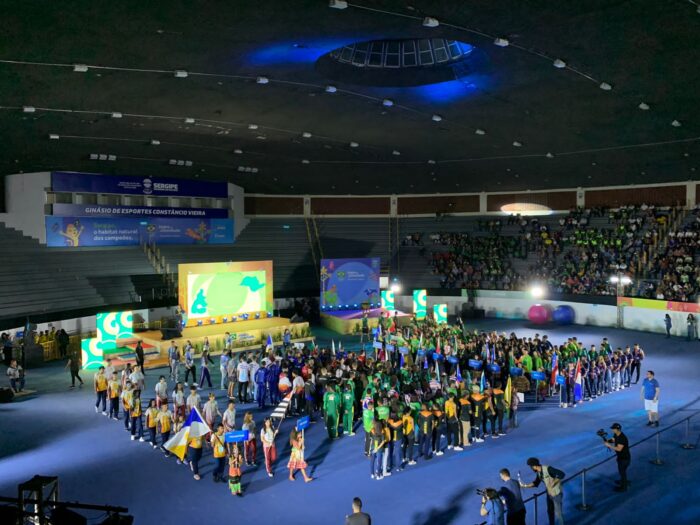 Cerimônia de abertura dos Jogos da Juventude reúne atletas de todo país