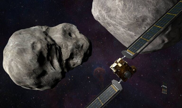 Nave da Nasa atinge asteroide em tentativa de mudar trajetória do corpo celeste