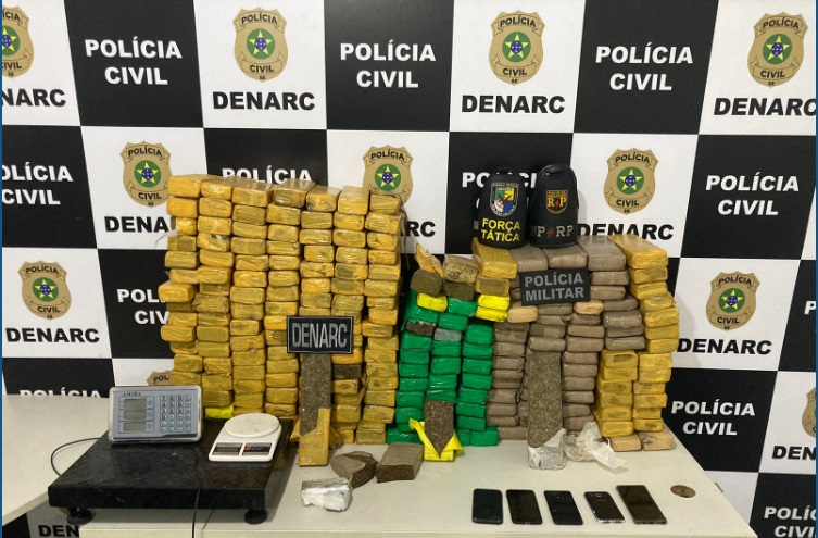 DC apreende 217kg de drogas em Carmópolis