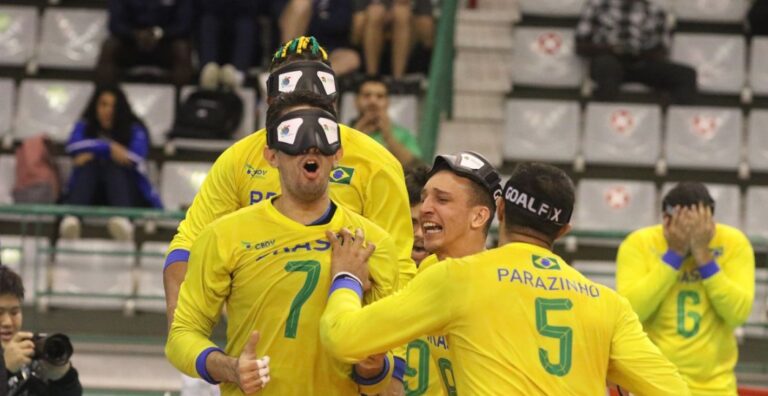 Brasil vence de virada e conquista o tricampeonato mundial de goalball
