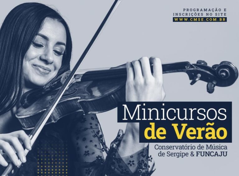 Funcaju e Conservatório de Música abrem inscrições para Minicursos de Verão