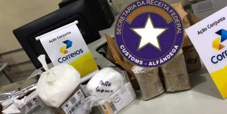 RF apreende entorpecentes enviados pelos Correios e avaliados em mais de R$75 mil