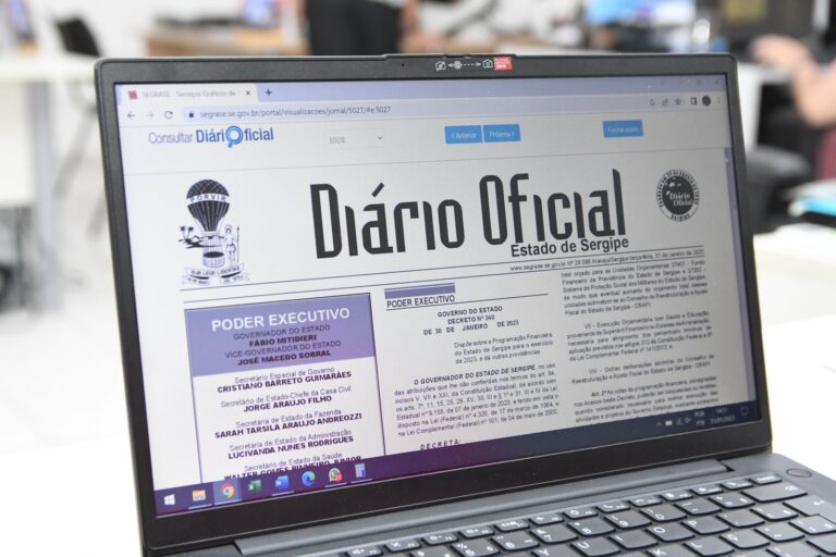 Governo de Sergipe edita Decreto de Programação Financeira para o ano de 2023