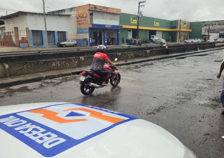 Defesa Civil emite alerta para chuvas nas próximas 24h