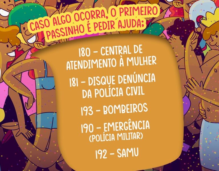 Denúncias de importunação e assédio sexual no Carnaval podem ser feitas ao DAGV