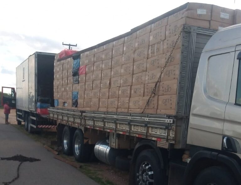 Sefaz apreende carga com 45 mil maços de cigarros sem nota fiscal