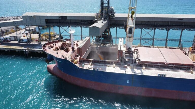 Carga, com 28 mil toneladas de milho, é exportada de Sergipe para a África