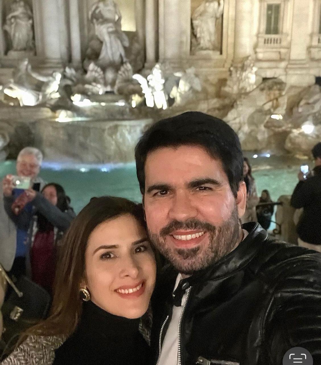 Flávio Medrado e Júlia Suane curtem férias na Itália!!