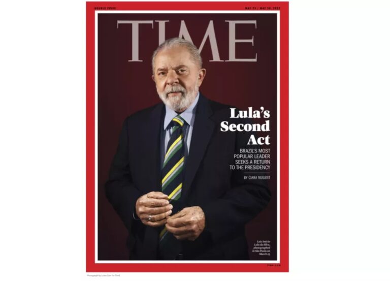 Lula entra na lista de 100 mais influentes da revista Time
