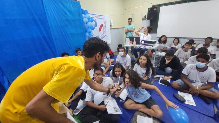 Projeto ‘Saebinho’ estreia com sucesso na Escola Estadual Poeta Garcia Rosa