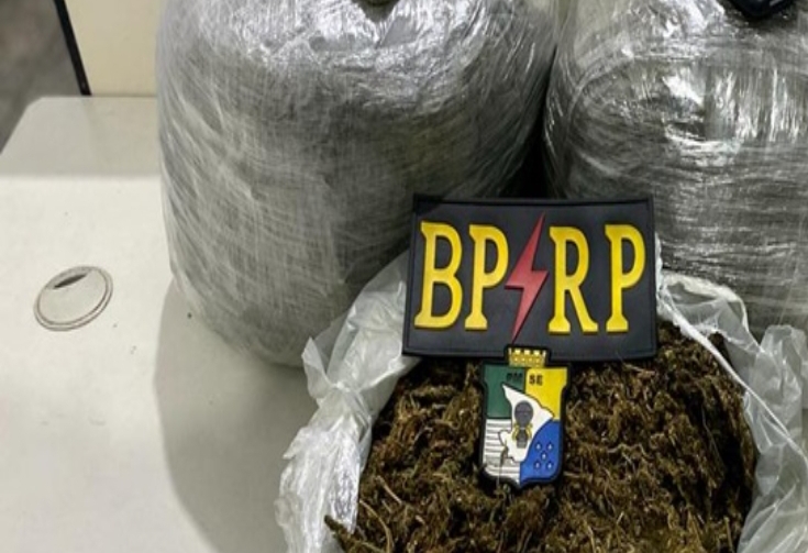 PM apreende 12,5 Kg de maconha em Nossa Senhora do Socorro