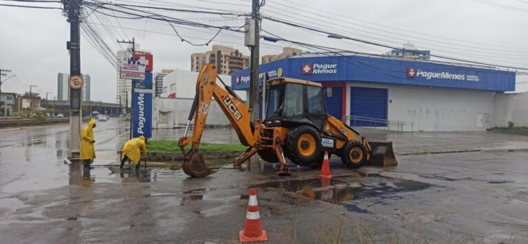 Aracaju registra 128 mm de chuva nas últimas 48h