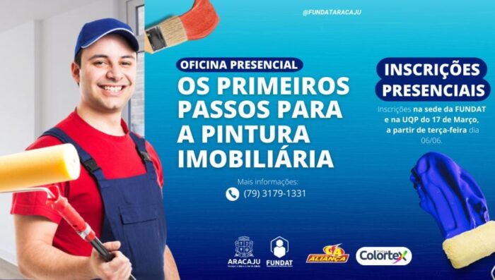 Fundat e Comercial Aliança ofertam curso de pintura imobiliária