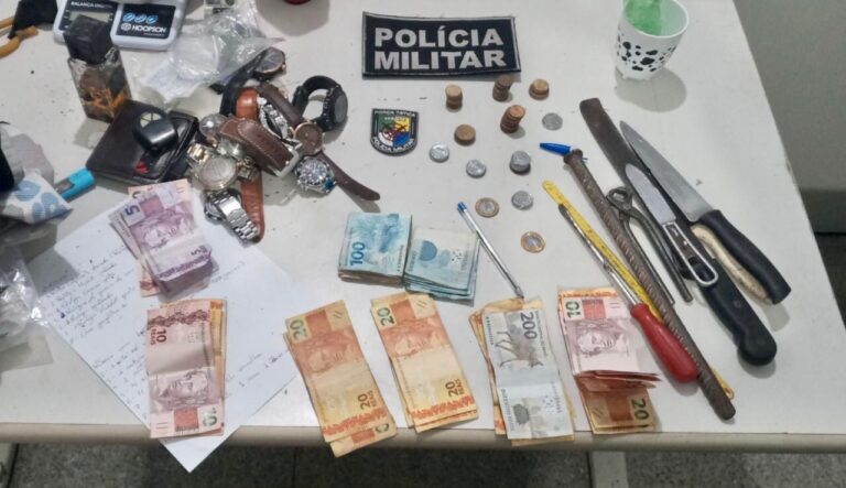 Força Tática prende homem após arrombar residência no Inácio Barbosa