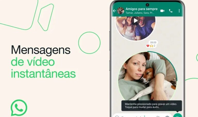 WhatsApp lança mensagem por vídeo similar a áudio