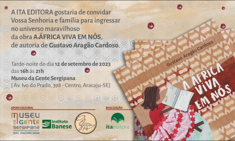 Gustavo Aragão lançará novo livro no dia 12 de setembro