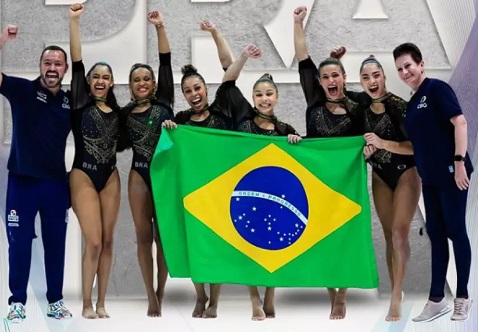 Brasil conquista a prata inédita no Mundial de Ginástica Artística