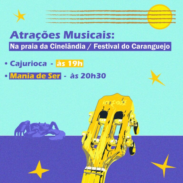 Festival do Caranguejo, em Aracaju, terá atrações musicais para celebrar o Dia Nacional do Samba, neste sábado (2)