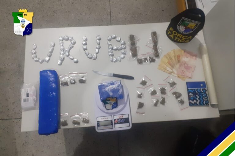 PM prende homem por tráfico de drogas e suborno no interior de Sergipe